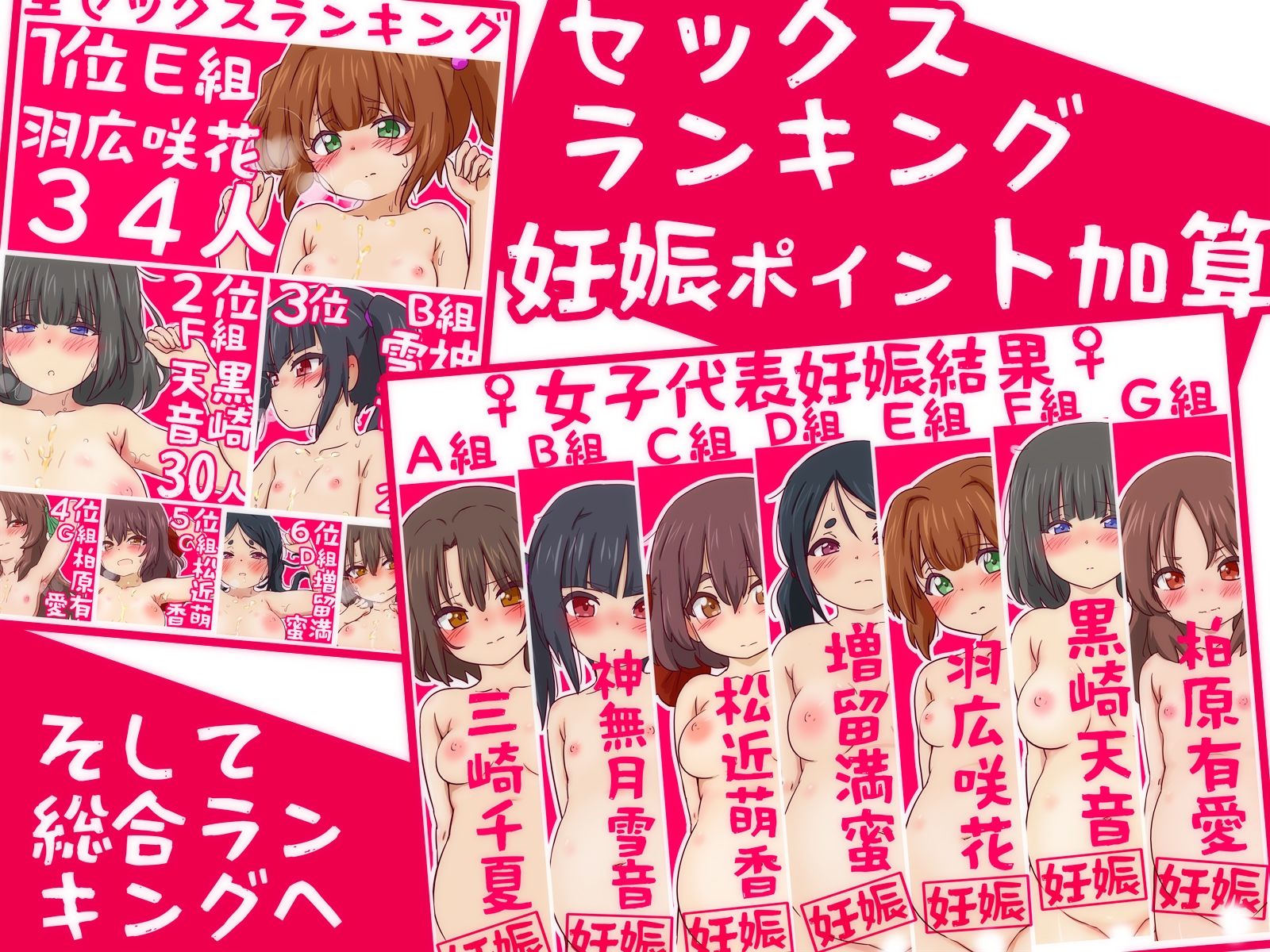 サンプル画像3:女子ランキング結果発表-クラス対抗性教育祭！-(ふぇちすぴ) [d_571661]