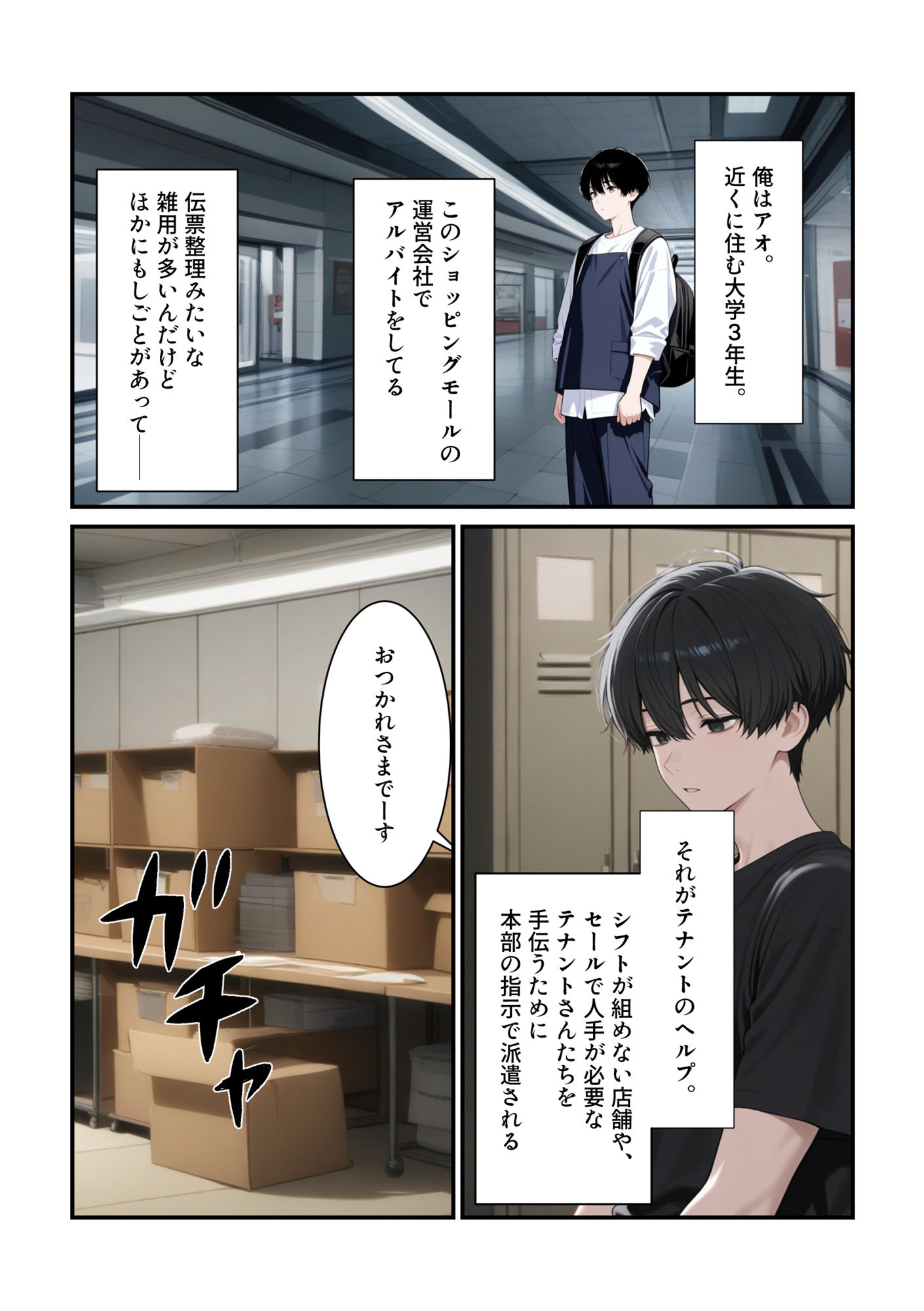 サンプル画像2:バ先の美女（オンナ）ぜんぶヤる 〜【第1話】恵美さん・32歳 スーパーの巨乳パート妻〜(淫語王) [d_571920]