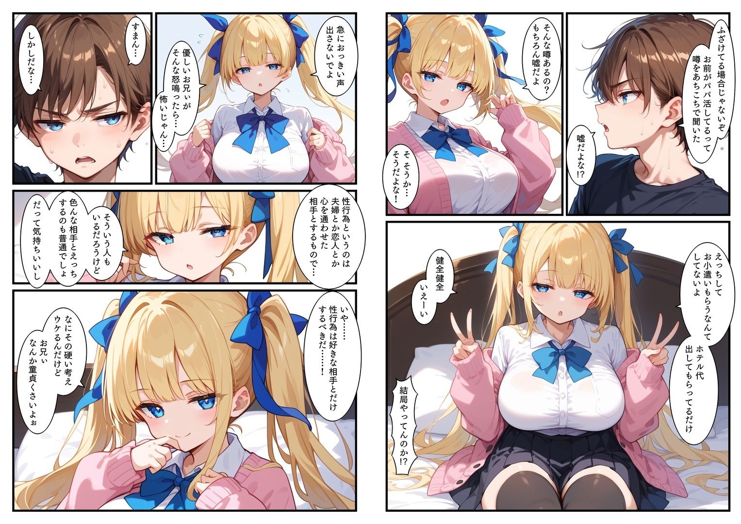 ヤリマン妹が選ぶベストチンコは童貞お兄ちゃん 画像1