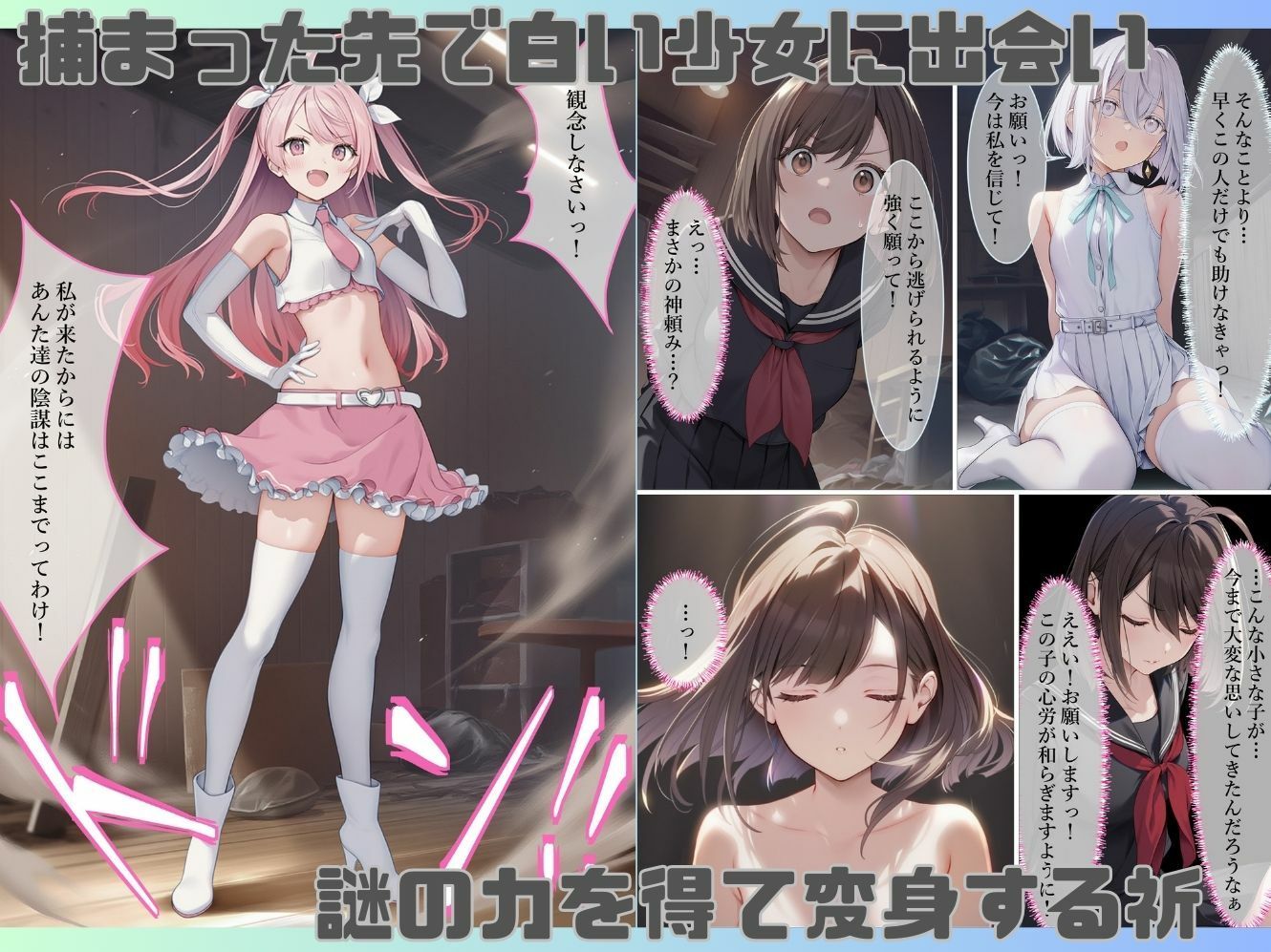 サンプル画像2:魔法少女WISHES 祈拉致編(むほー地帯) [d_572482]