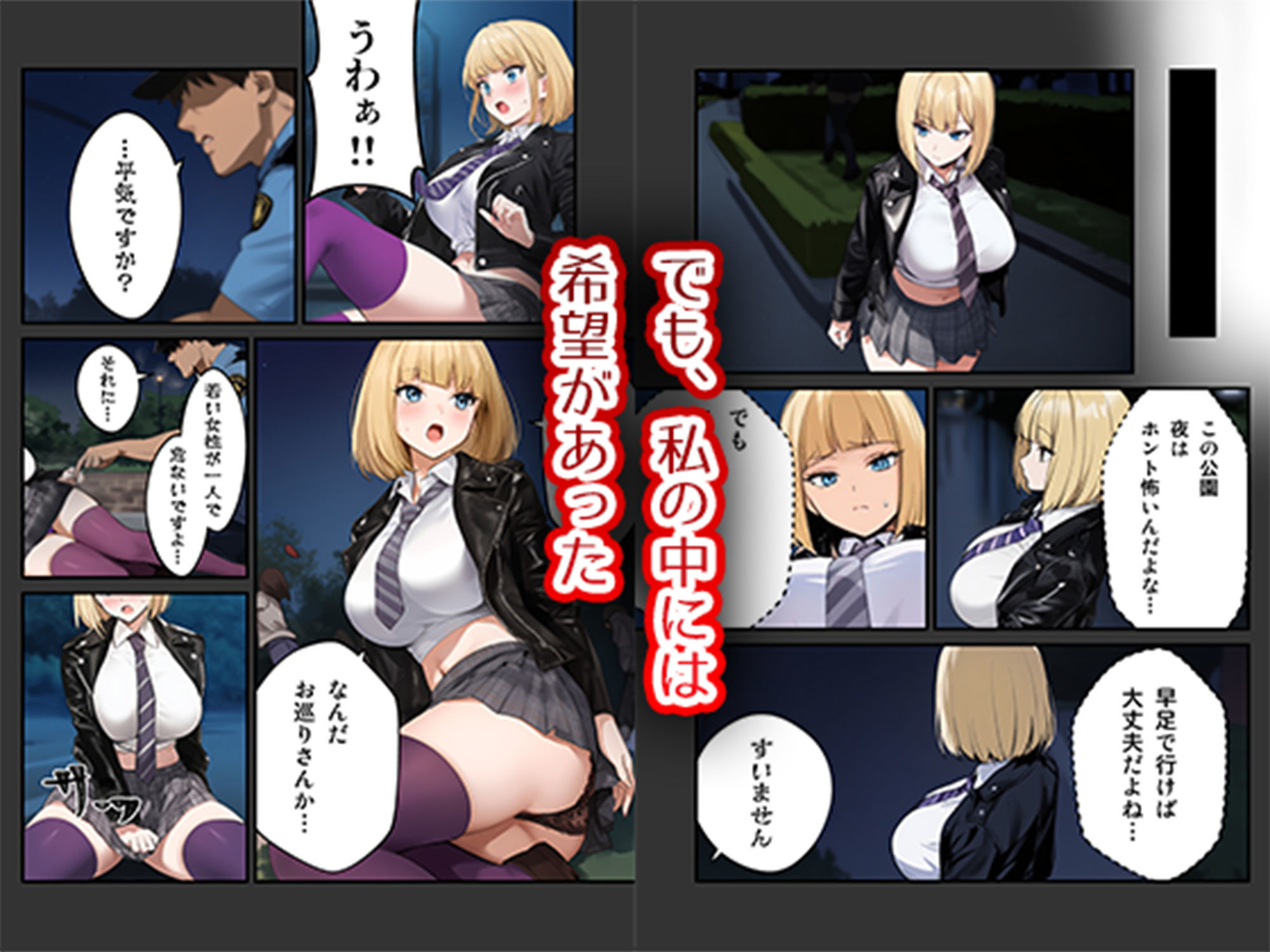 サンプル画像2:彼氏に売られてストーカーに飼われるギャルの話(はるbooks) [d_573018]