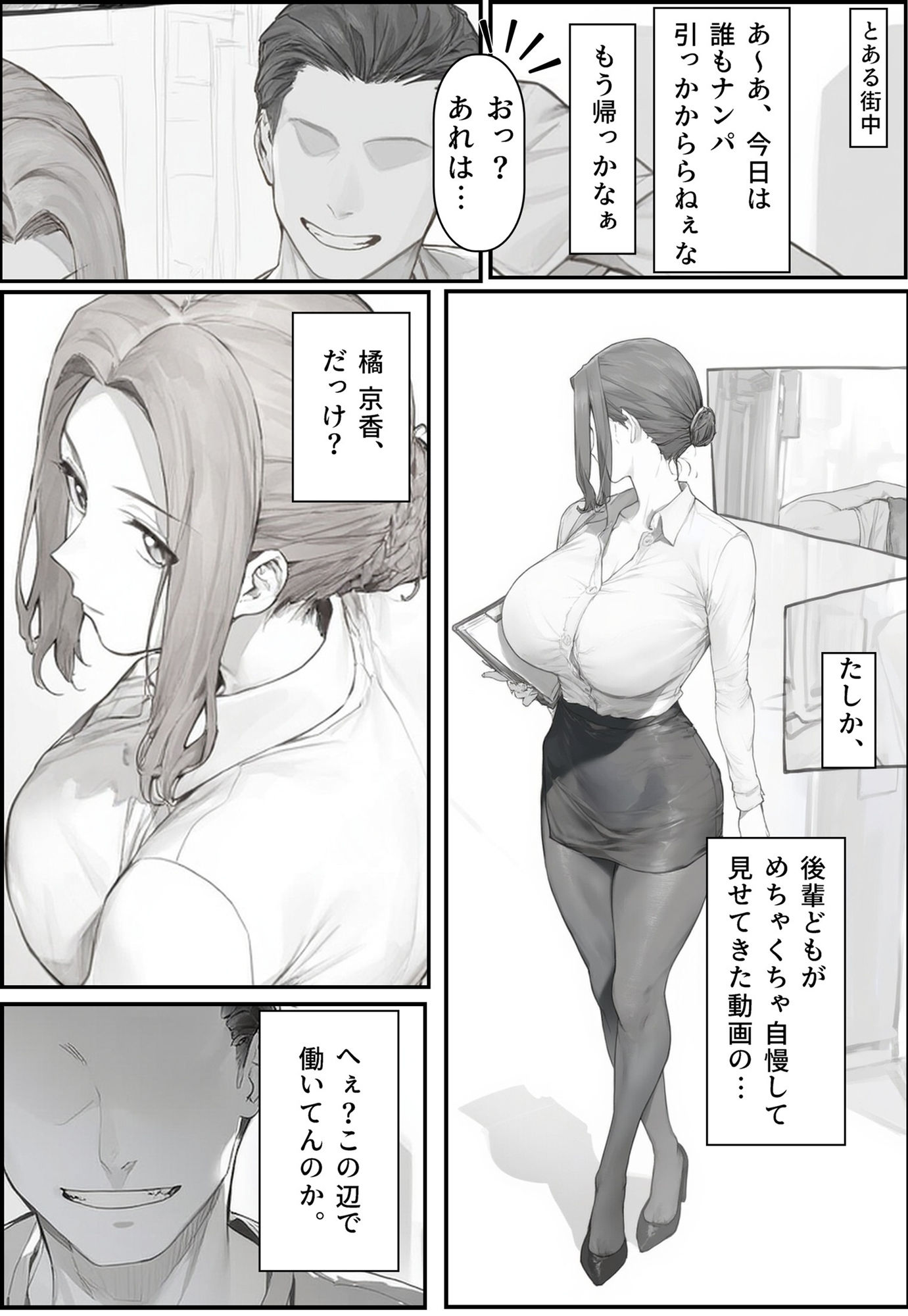 サンプル画像1:橘〇香の淫らな日常(シロクロスキー) [d_573302]