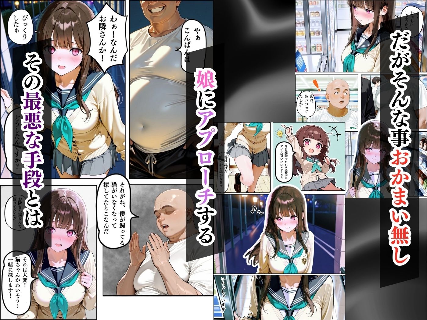 サンプル画像4:隣人種付け〜母の次は娘も アクメ管理で迎える絶頂〜(ワーテルLab) [d_574247]