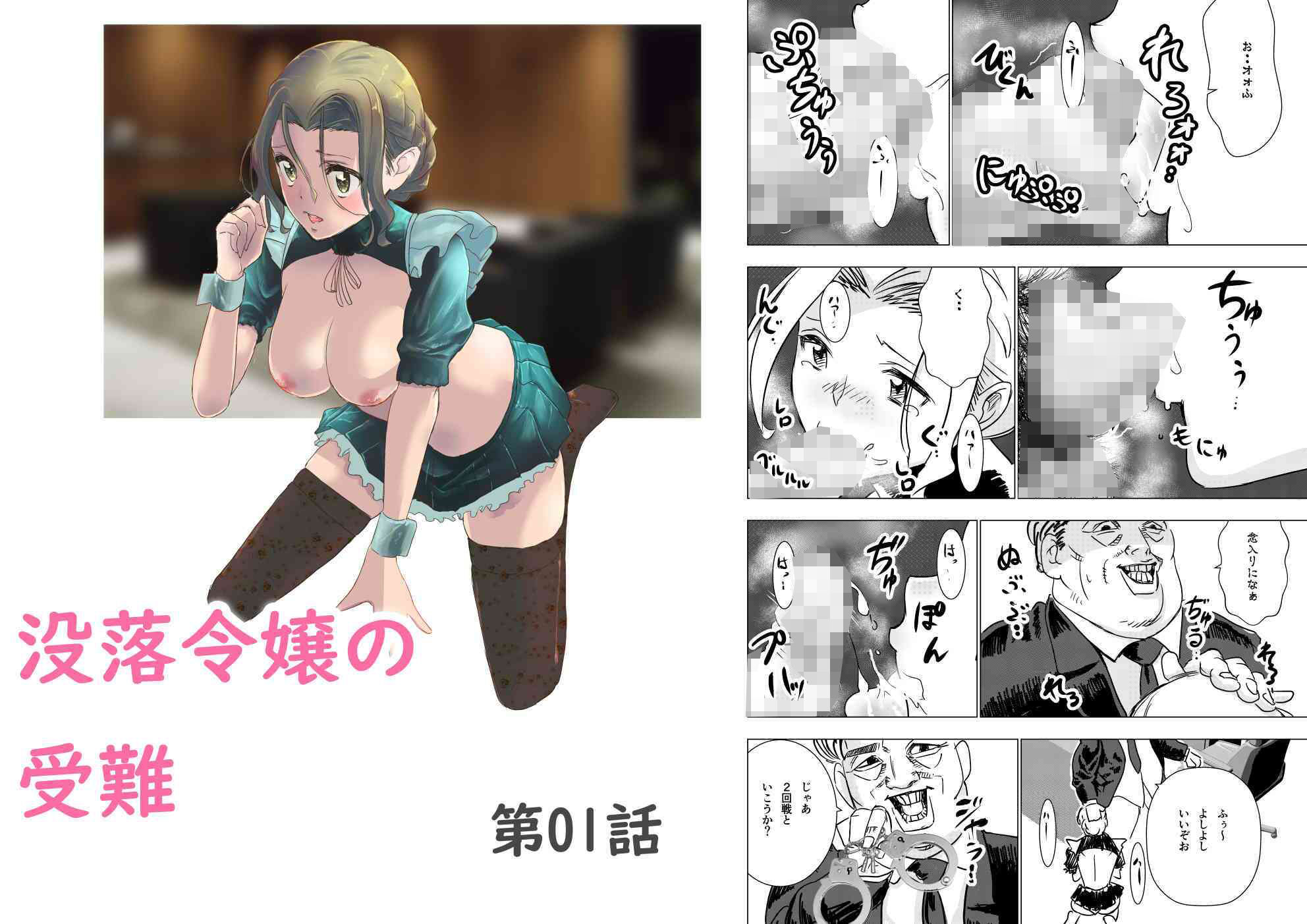 サンプル画像1:没落令嬢の受難  総集編(ロックヴィレッジ) [d_574674]