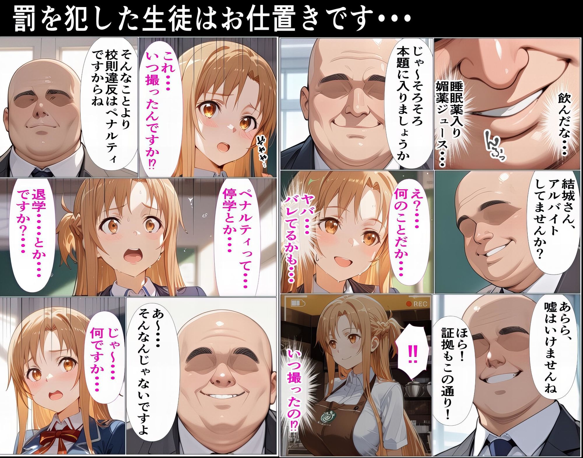 サンプル画像2:拘束監禁拷問され家畜兼、肉便器にさせられたアスナ〜搾乳機にさせられ調教される〜(東京アキバ同人倶楽部) [d_575261]