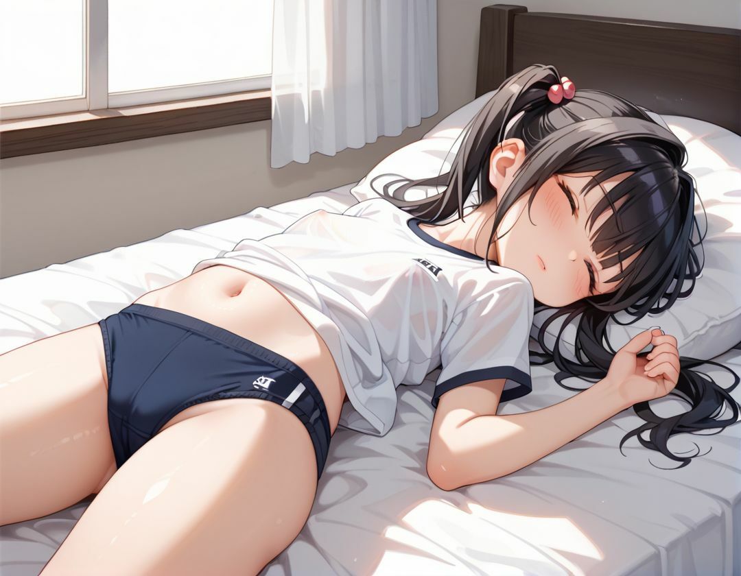 サンプル画像3:ちっぱいな少女とブルマえっちする話(ぬれクリおまんじゅう) [d_575471]