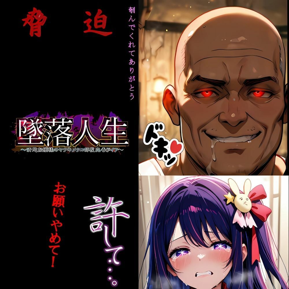 サンプル画像2:おじさんの子‥弱みを握られたアイドル(夢追い虫) [d_575472]