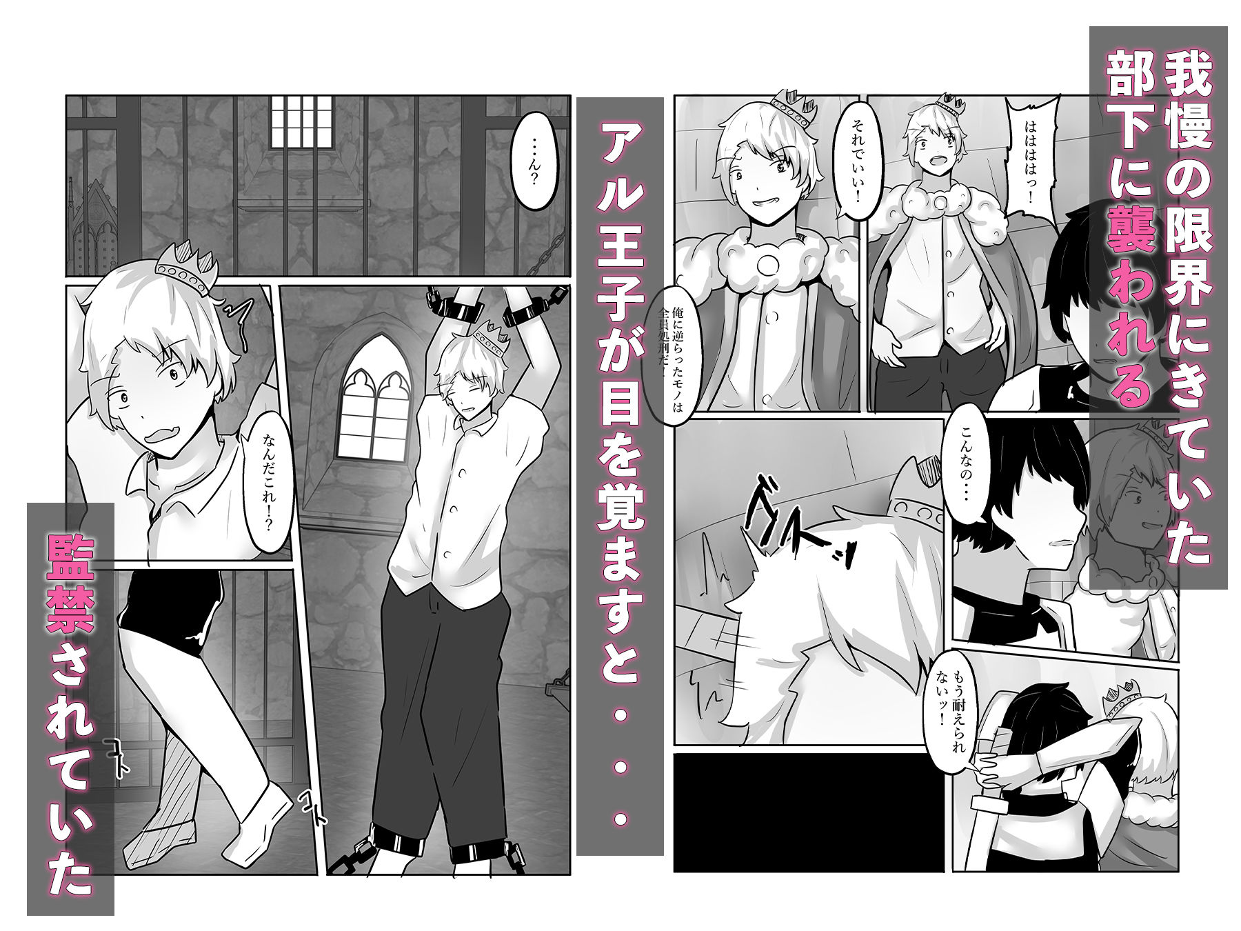 サンプル画像3:独裁政治の王様は部下の恨みを買い女体化調教される(のらのらの) [d_575640]