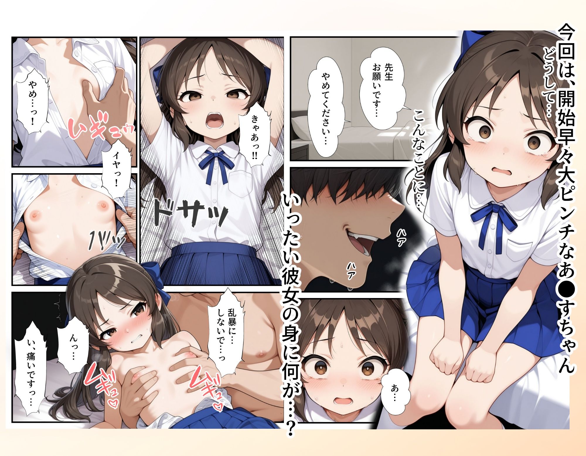 サンプル画像1:先生を誘惑しようとしたアイドルが大きなお●んちんでわからされちゃう（？）お話(Nick) [d_576042]