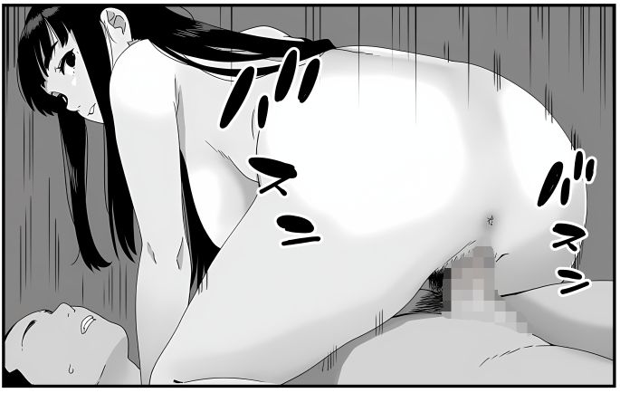 サンプル画像5:雨宿りしてたら見知らぬお姉さんにホテルに誘われた話。(閃光中年) [d_576315]