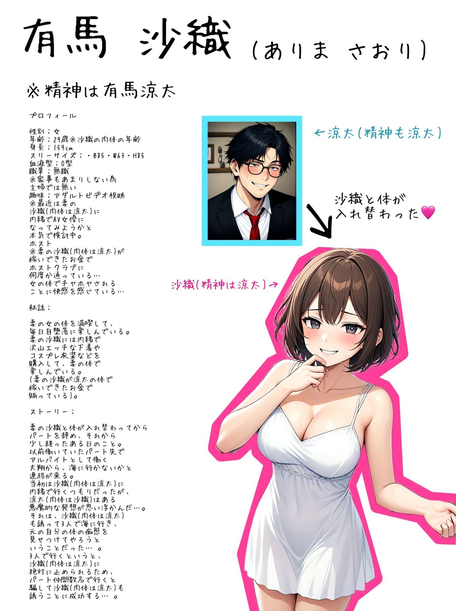 【入れ替わり・痴女】夫婦だけの特別な秘密3 画像2