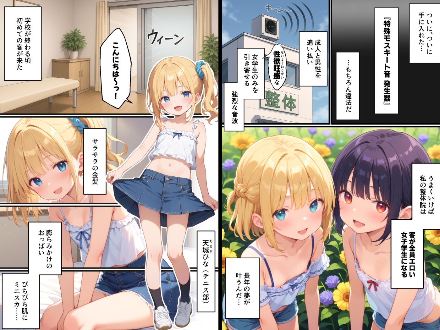 整体院を改造したらエロい美少女しか来なくなったので好き放題ヤります。1
