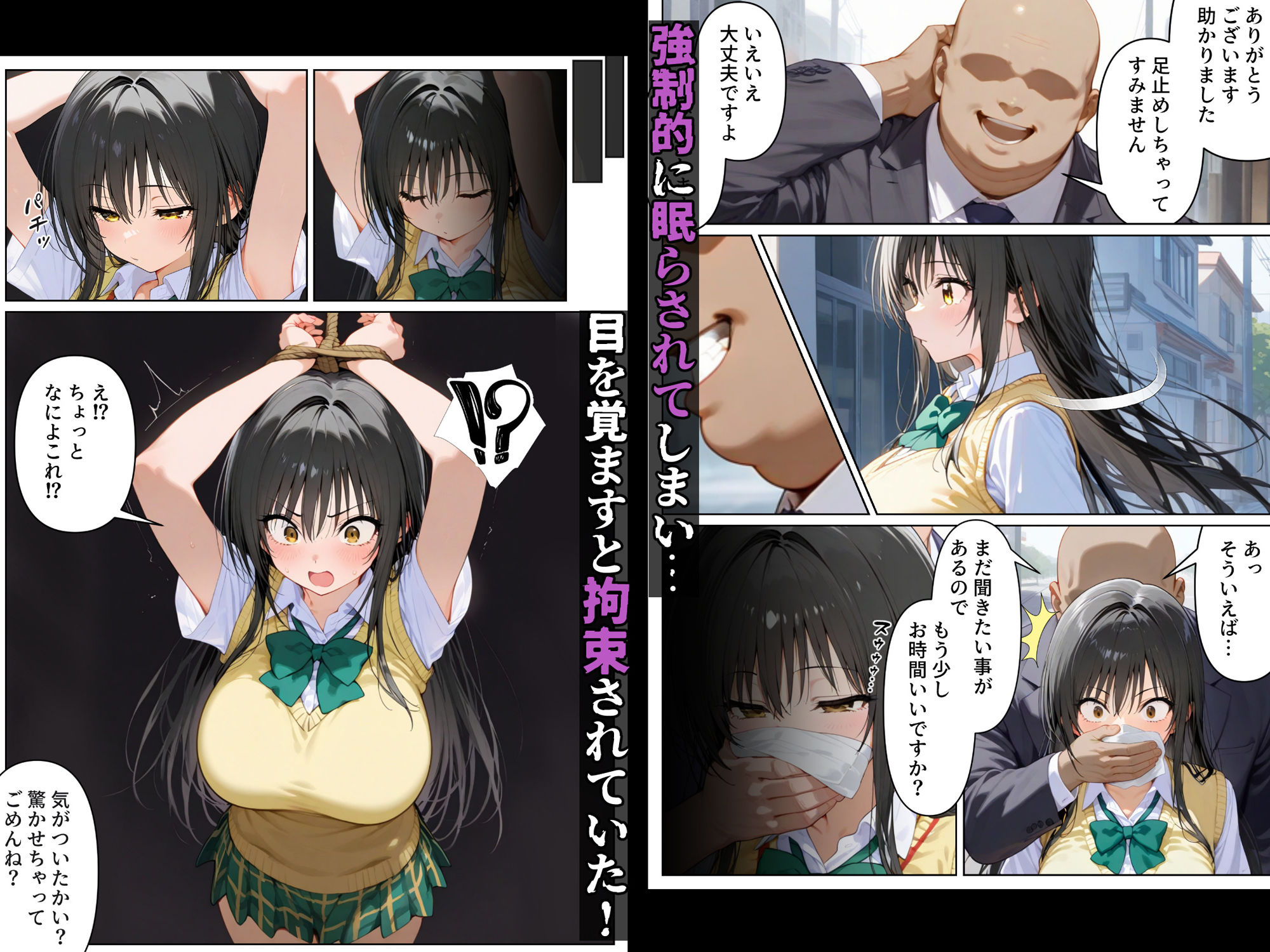 サンプル画像3:泣かせ屋代行 古〇川唯編 〜強気なツンデレ少女をキモデブおじさんが泣くまで徹底的に弄ぶ！！〜(たらコパ) [d_577256]