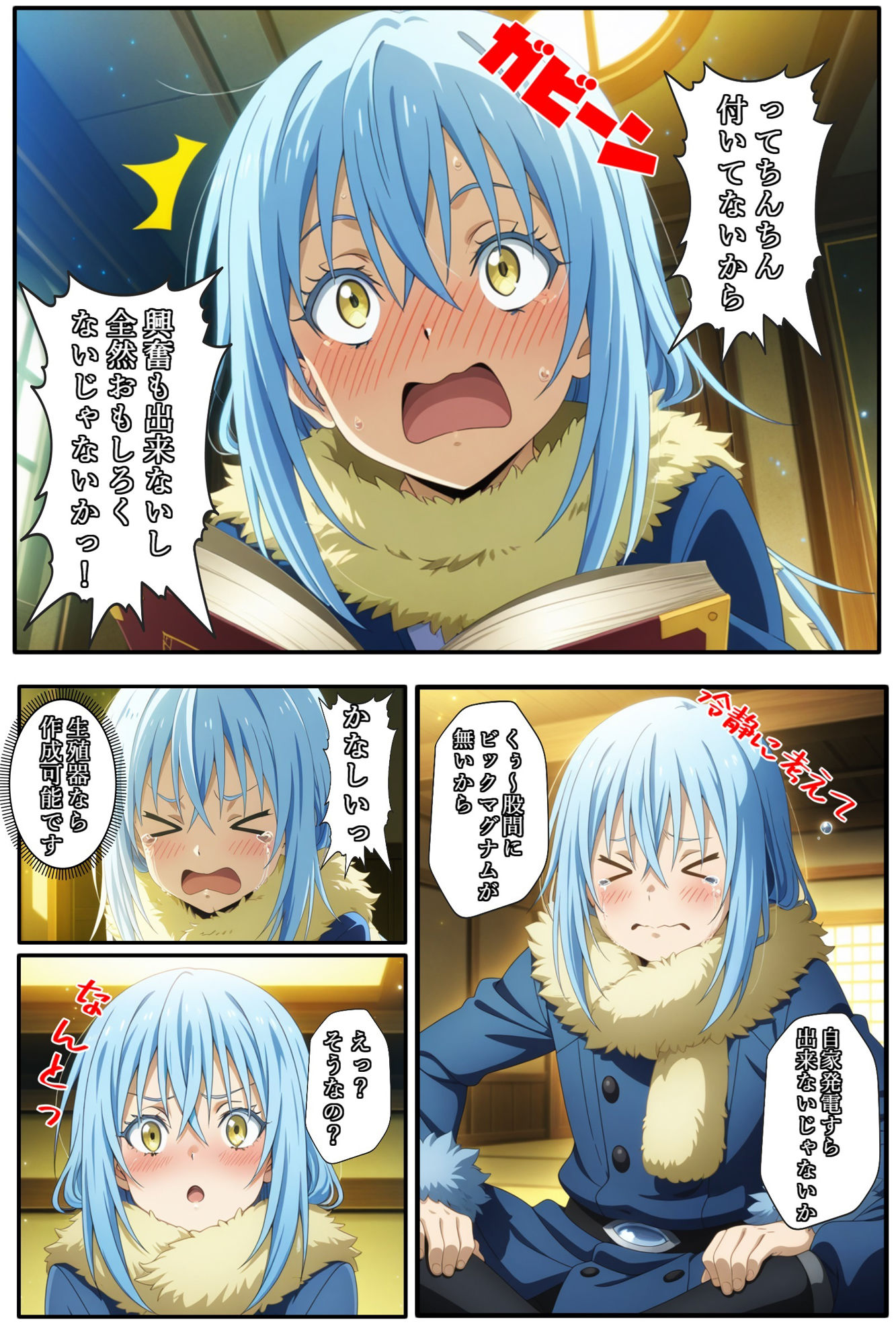 サンプル画像2:リムルくんは性欲を獲得したようです 前編後編ダブルパック(お天気雨) [d_577579]