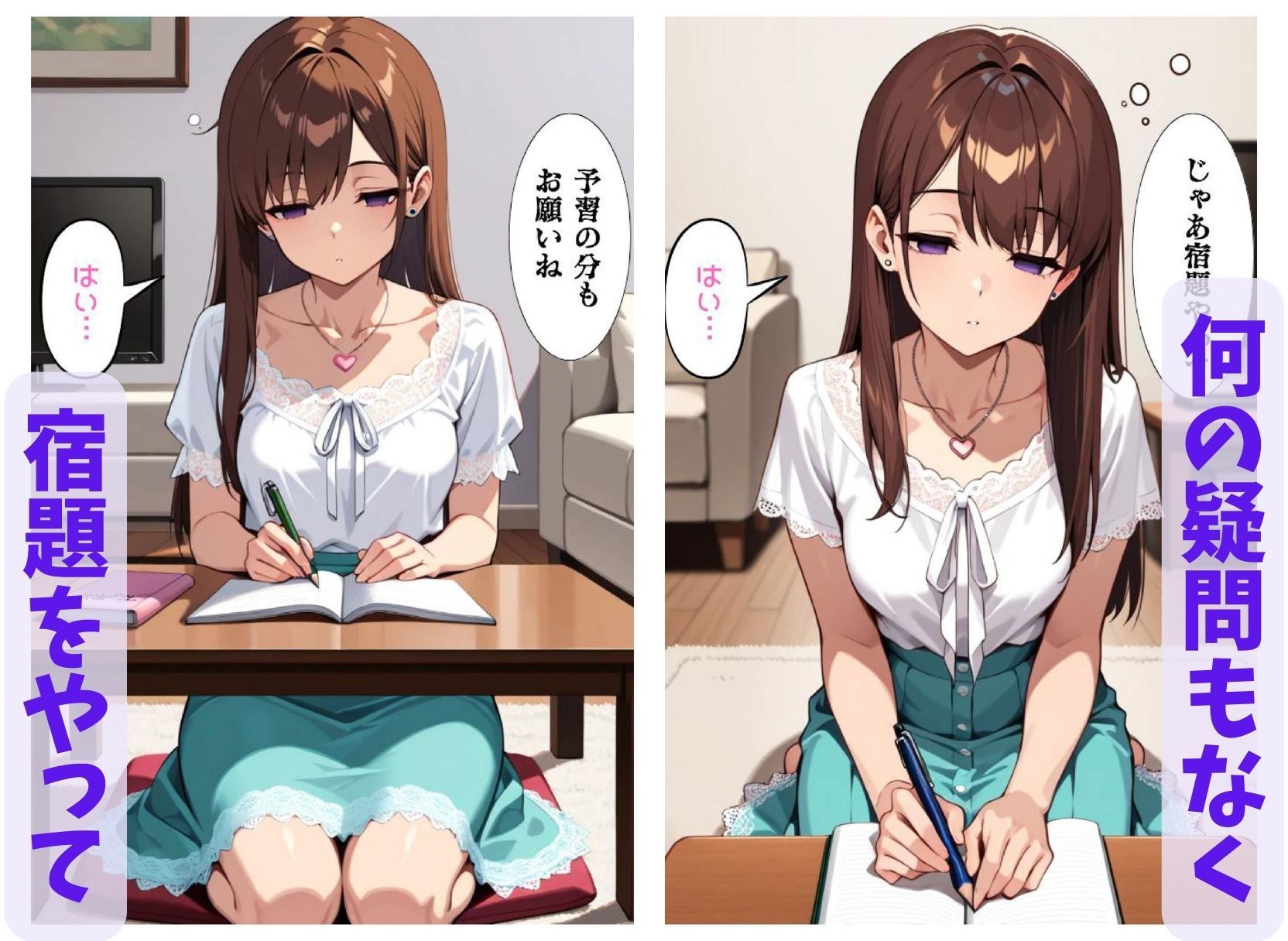 サンプル画像6:彩花さんと催◯術ごっこ1  〜美人のお姉さんをトランス暗示で操っちゃう？〜(ねむりのまほろば) [d_577741]