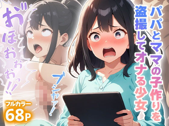 パパとママの子作りを盗撮してオナる少女【もへもへ】
