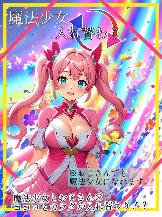 【入れ替わり・漫画】魔法少女入れ替わり 画像1