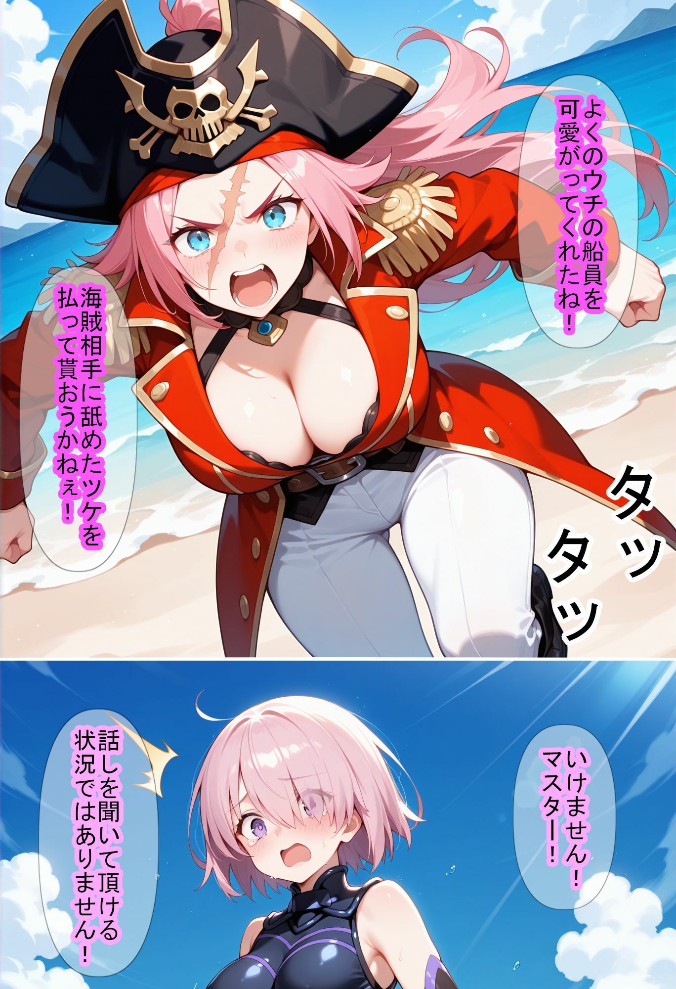 サンプル画像4:【F〇Oの世界に入ってしまったら？】〜女サーヴァントにエロい事し放題だった件〜4(魔術師プロトン2D) [d_578821]