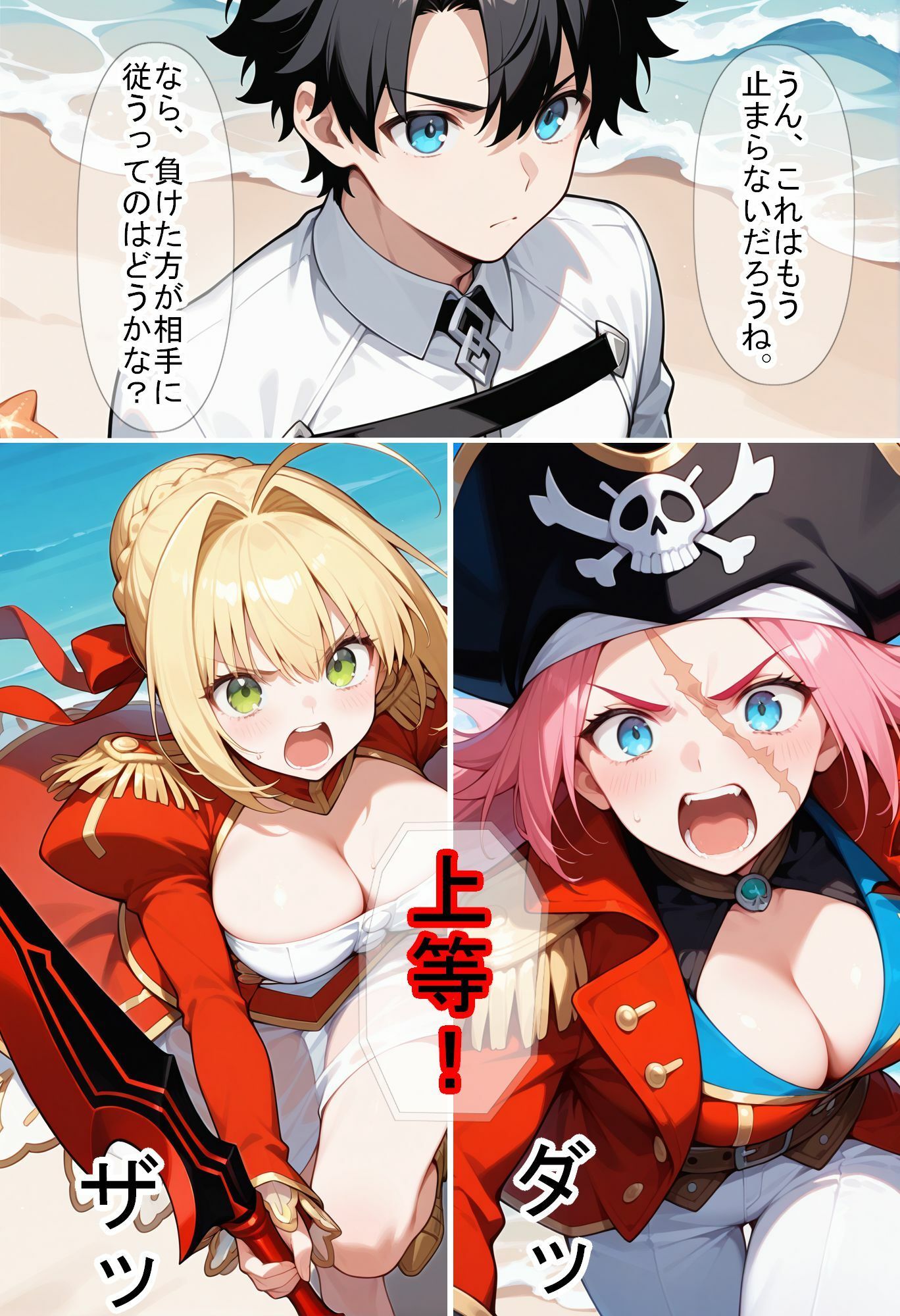 サンプル画像6:【F〇Oの世界に入ってしまったら？】〜女サーヴァントにエロい事し放題だった件〜4(魔術師プロトン2D) [d_578821]