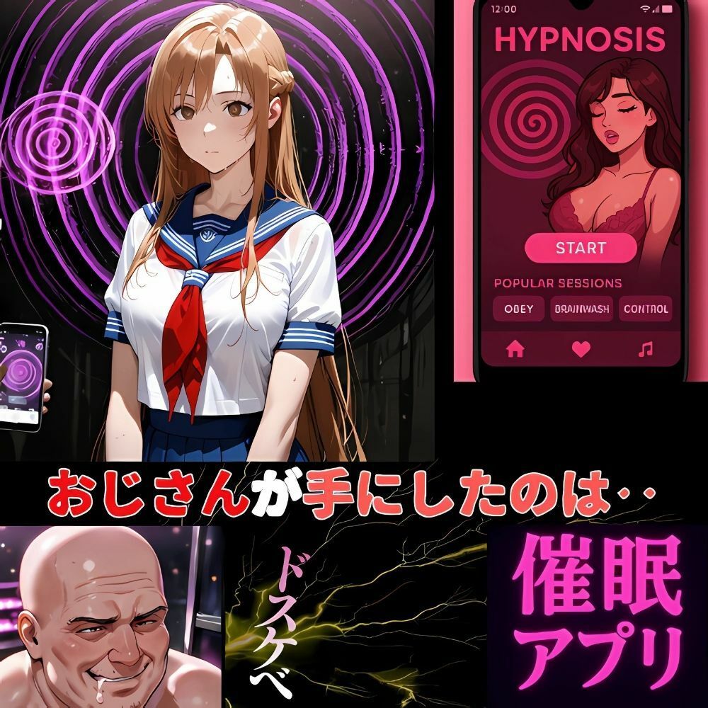 サンプル画像1:催●アプリ発動！アスナの意思は、もうない‥(夢追い虫) [d_579320]