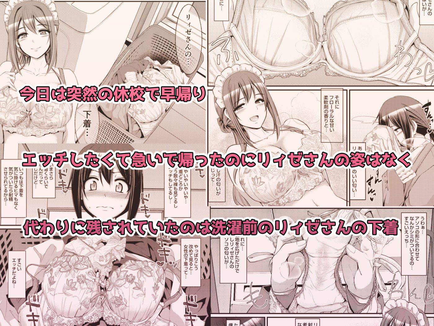 サンプル画像2:あまあまサキュバスメイドリィゼさん2(人生横滑り) [d_579646]