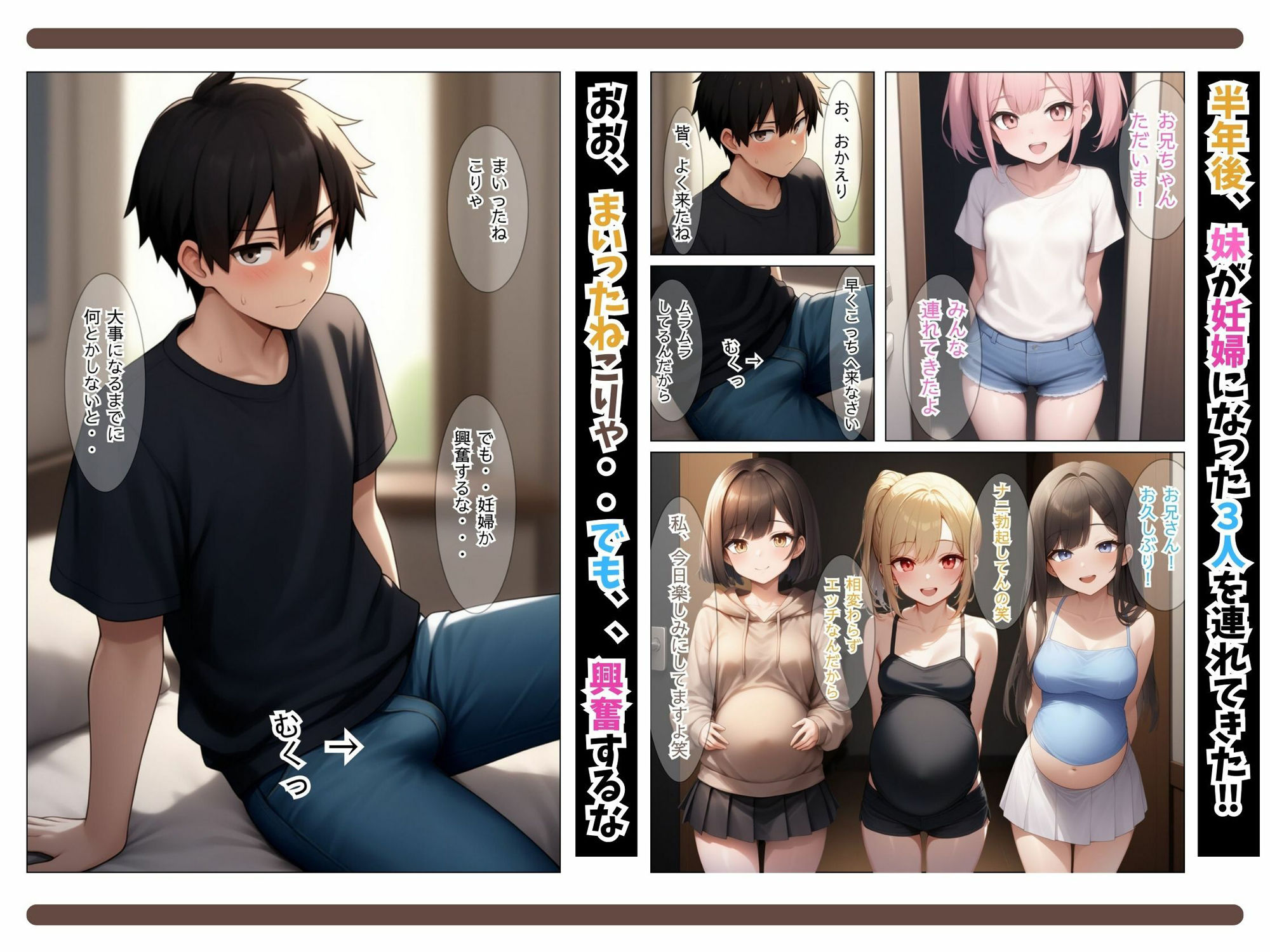 俺は妹の友達とお風呂で処女膜貫通SEXをする。〜妹の悪友(きなこ)美容友達(りなこ)勉強友達(まゆこ)と発育途上ハーレム乱交物語〜 画像10