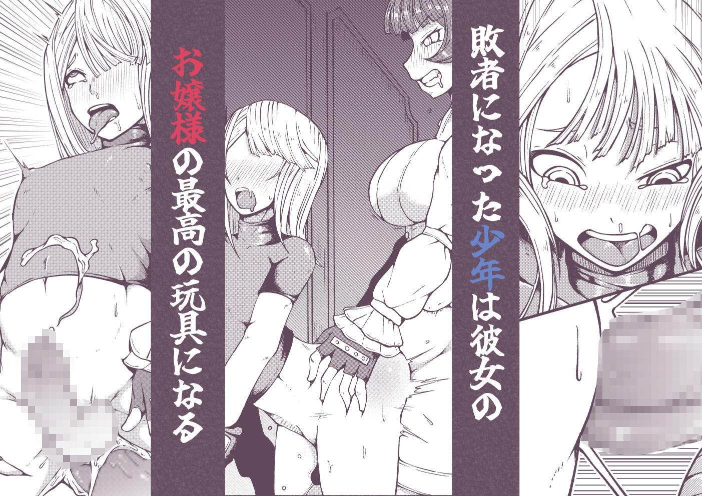 激闘ふたなりお嬢様VS格闘少年 画像2