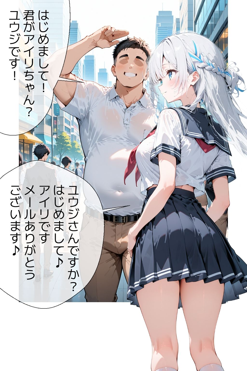 アイリちゃん初めてのパパ活♪ 画像1