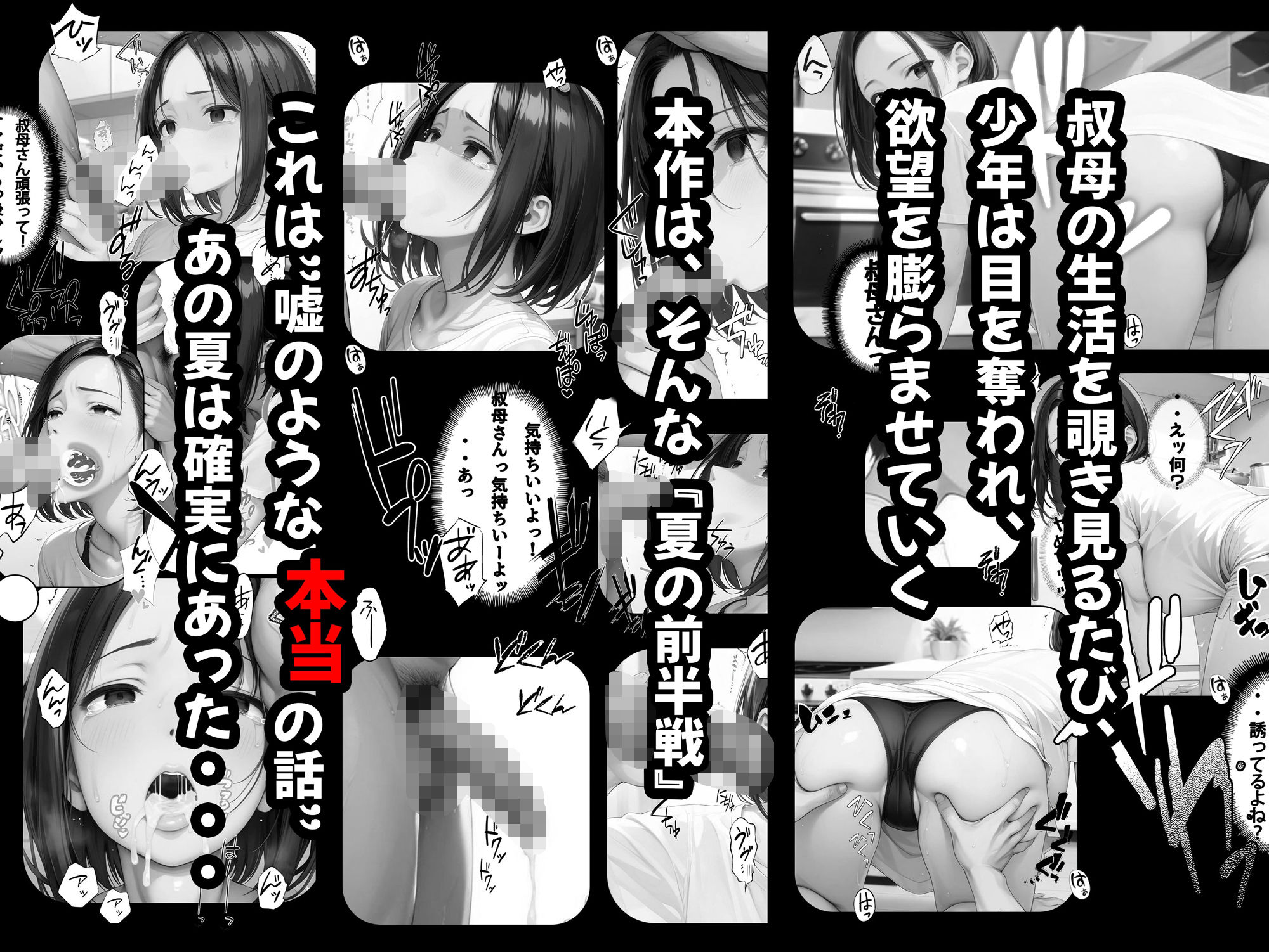 無防備な叔母と汗だくの夏休み 〜田舎の家で起こった衝撃の実話〜 画像7