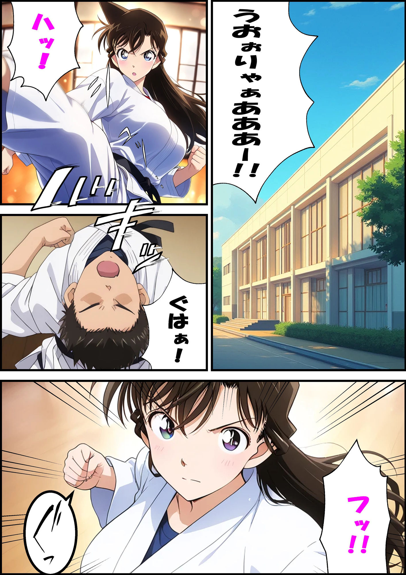 名探偵コ〇ン 毛利蘭 強●わいせつ事件 画像1