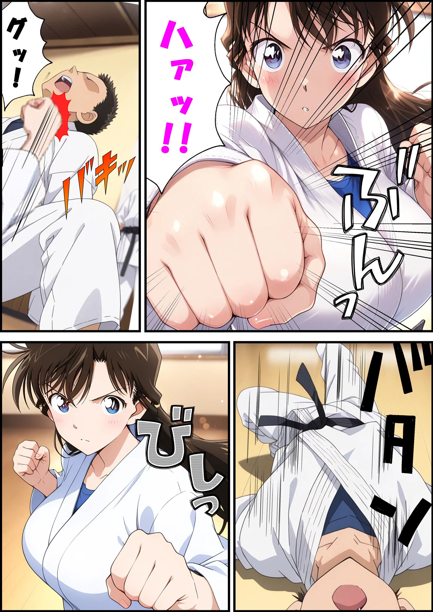 名探偵コ〇ン 毛利蘭 強●わいせつ事件 画像2