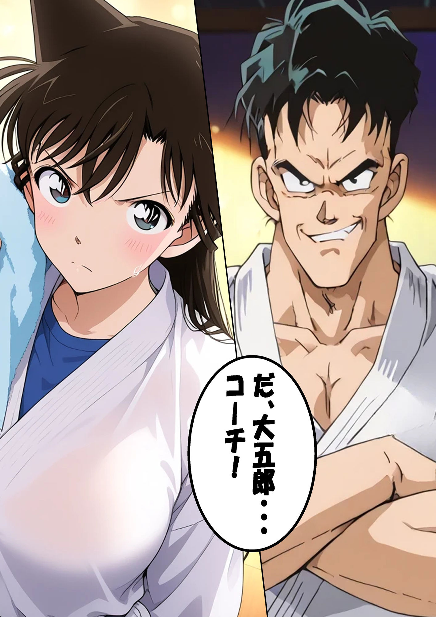 名探偵コ〇ン 毛利蘭 強●わいせつ事件 画像5