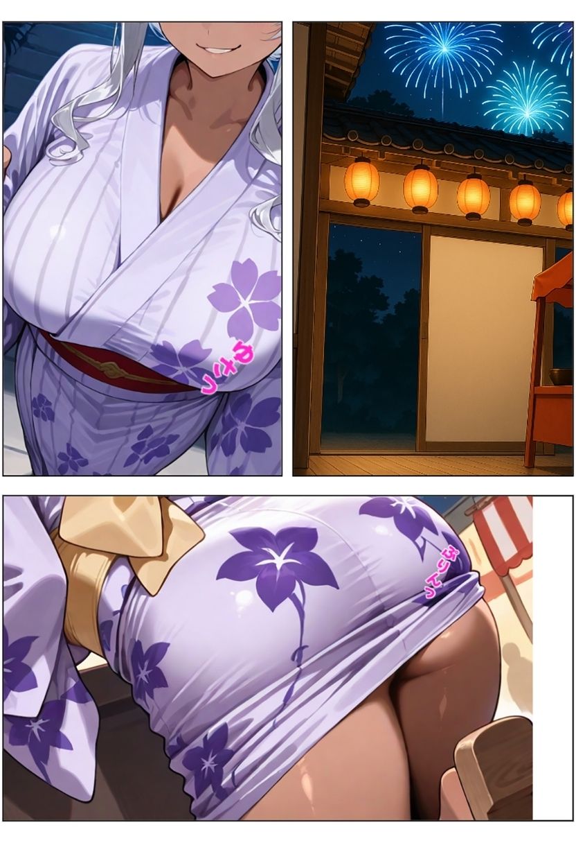 サンプル画像1:射的のお礼は、神社で、こっそりーー。(チョコ付バナナ) [d_582592]