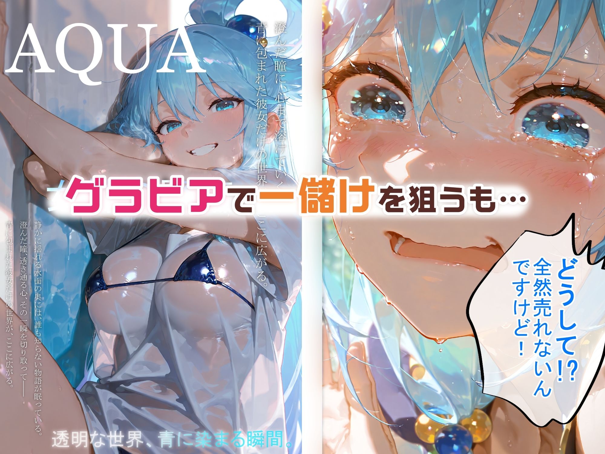 サンプル画像2:この素晴らしい借金AV堕ち女神に祝福を！(可愛いは正義！（アブー）) [d_582711]