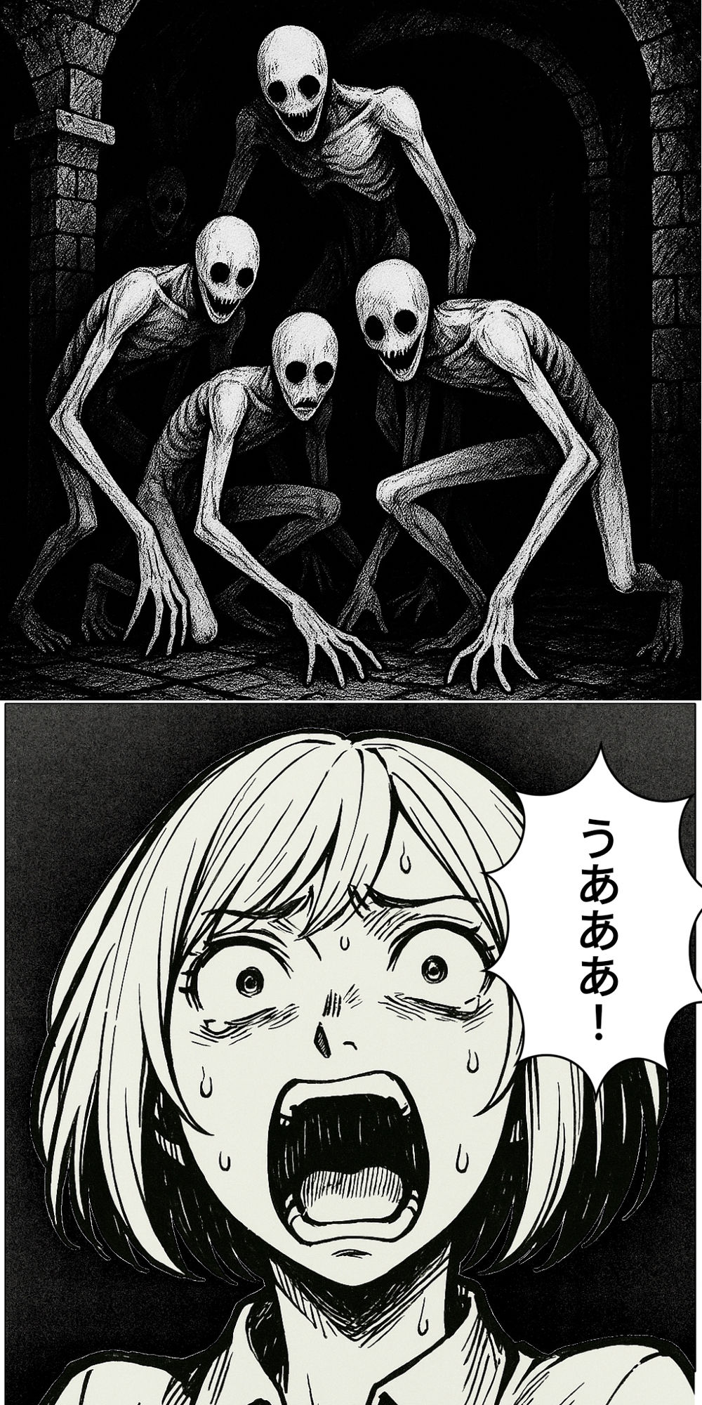 サンプル画像4:女冒険者の地下迷宮探索（ホラー、ダークファンタジー、ゴブリン、睡姦）(dia202503) [d_582936]