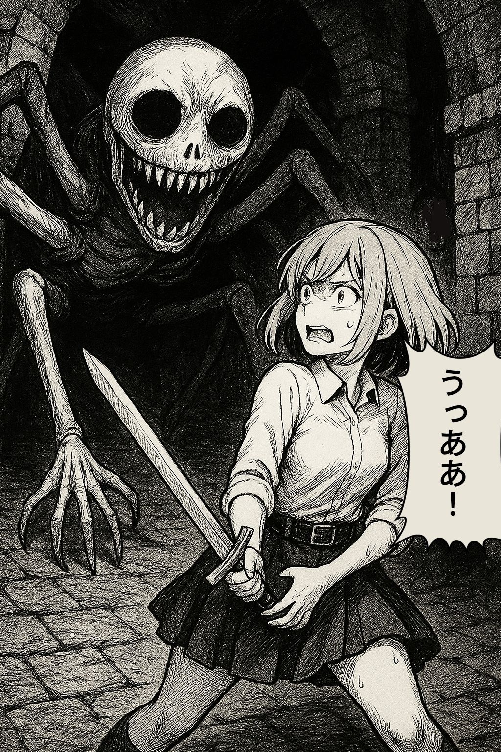 女冒険者の地下迷宮探索(ホラー、ダークファンタジー、ゴブリン、睡姦) 画像9