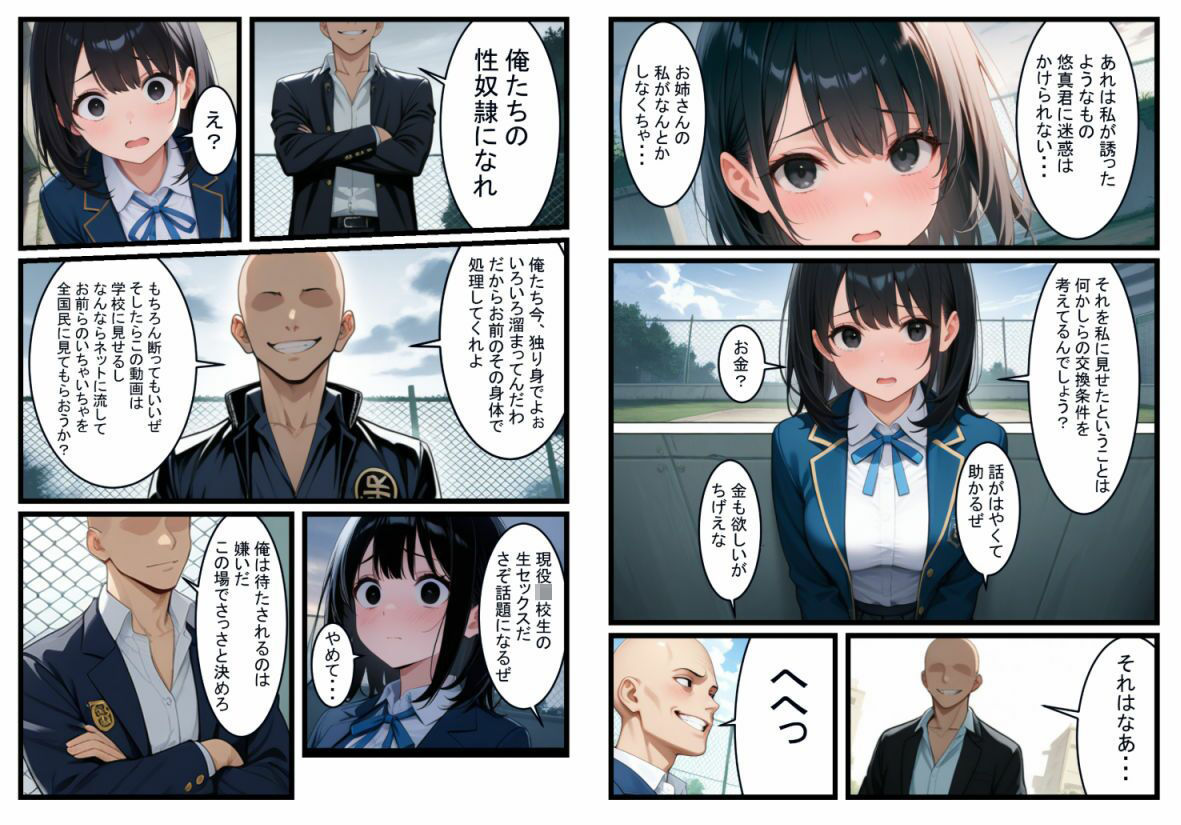 サンプル画像5:この道が地獄でも、きみがいるなら（後編）(AIおぱいん屋) [d_583006]