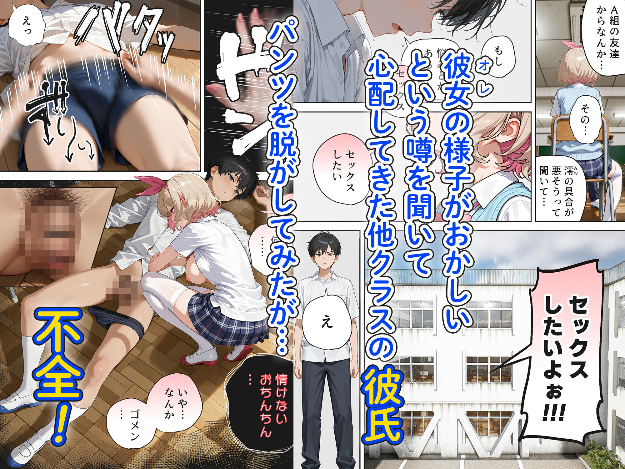 キモおじ⇔JK入れ替わり【2】クラスの男子誰の赤ちゃん孕むかな? 画像4