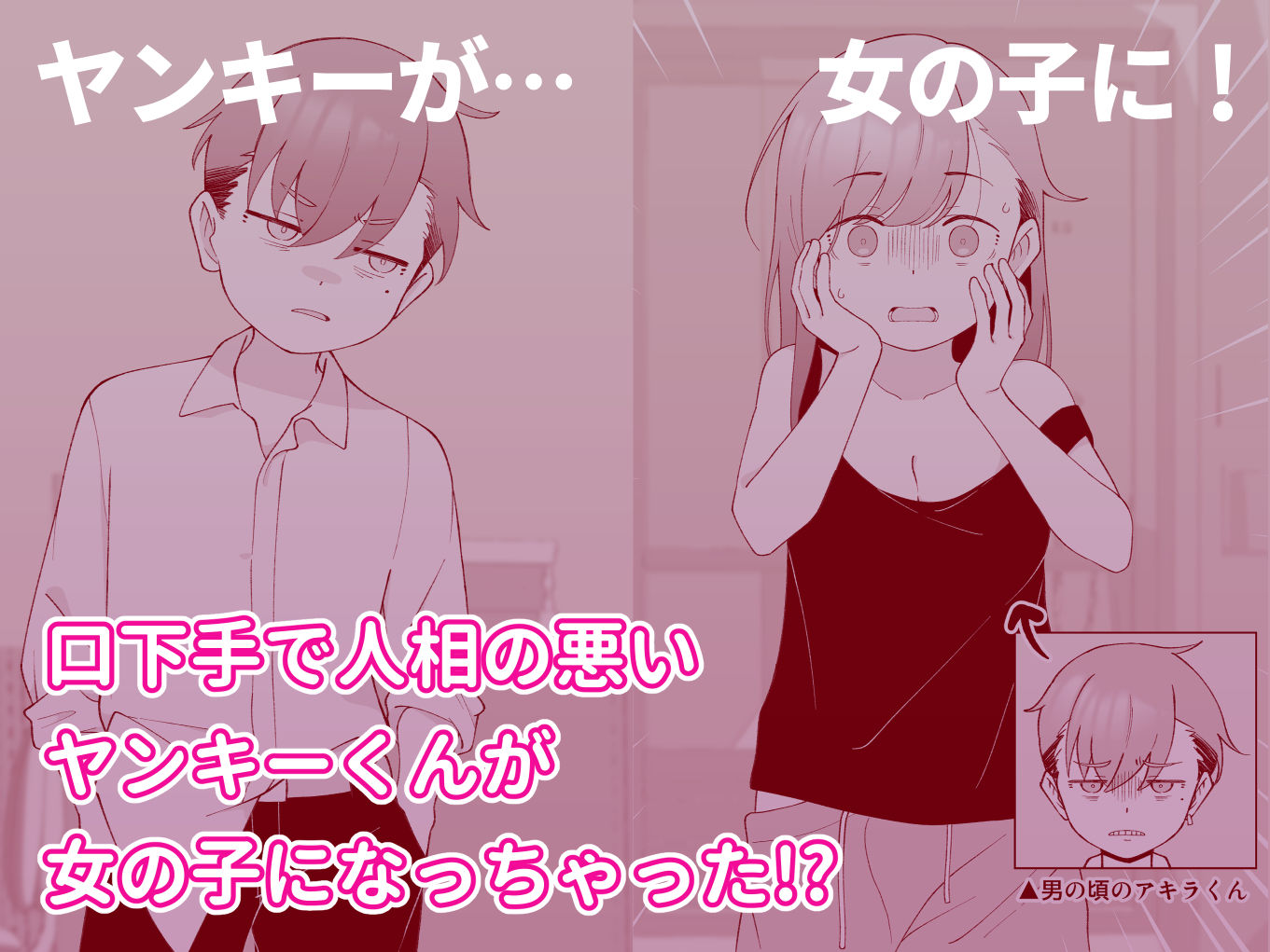先生の彼女になる女の子になっちゃったヤンキー君 総集編完全版 サンプル画像