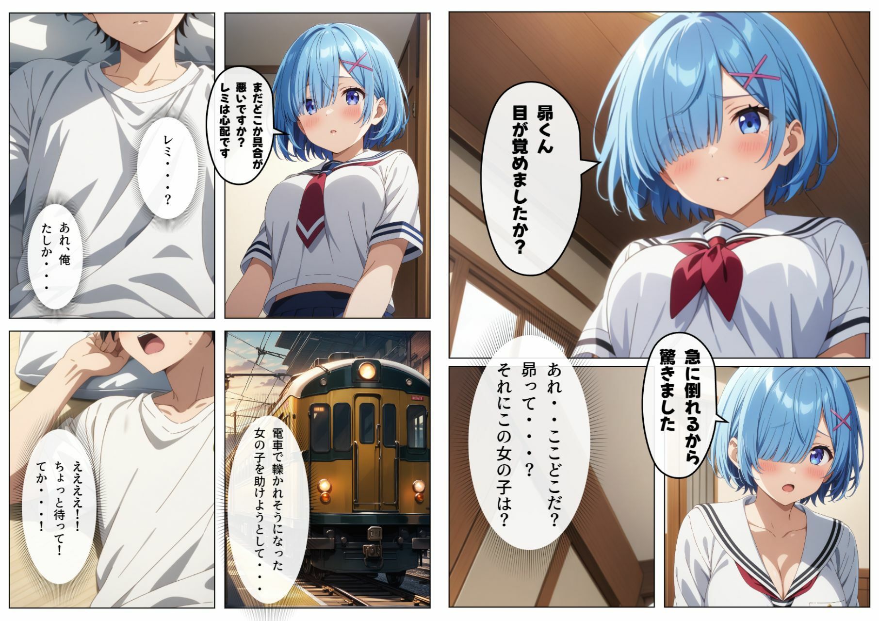 サンプル画像1:ゼロから始まる異性界生活〜コンプリートver〜(憧れ委員会) [d_584621]