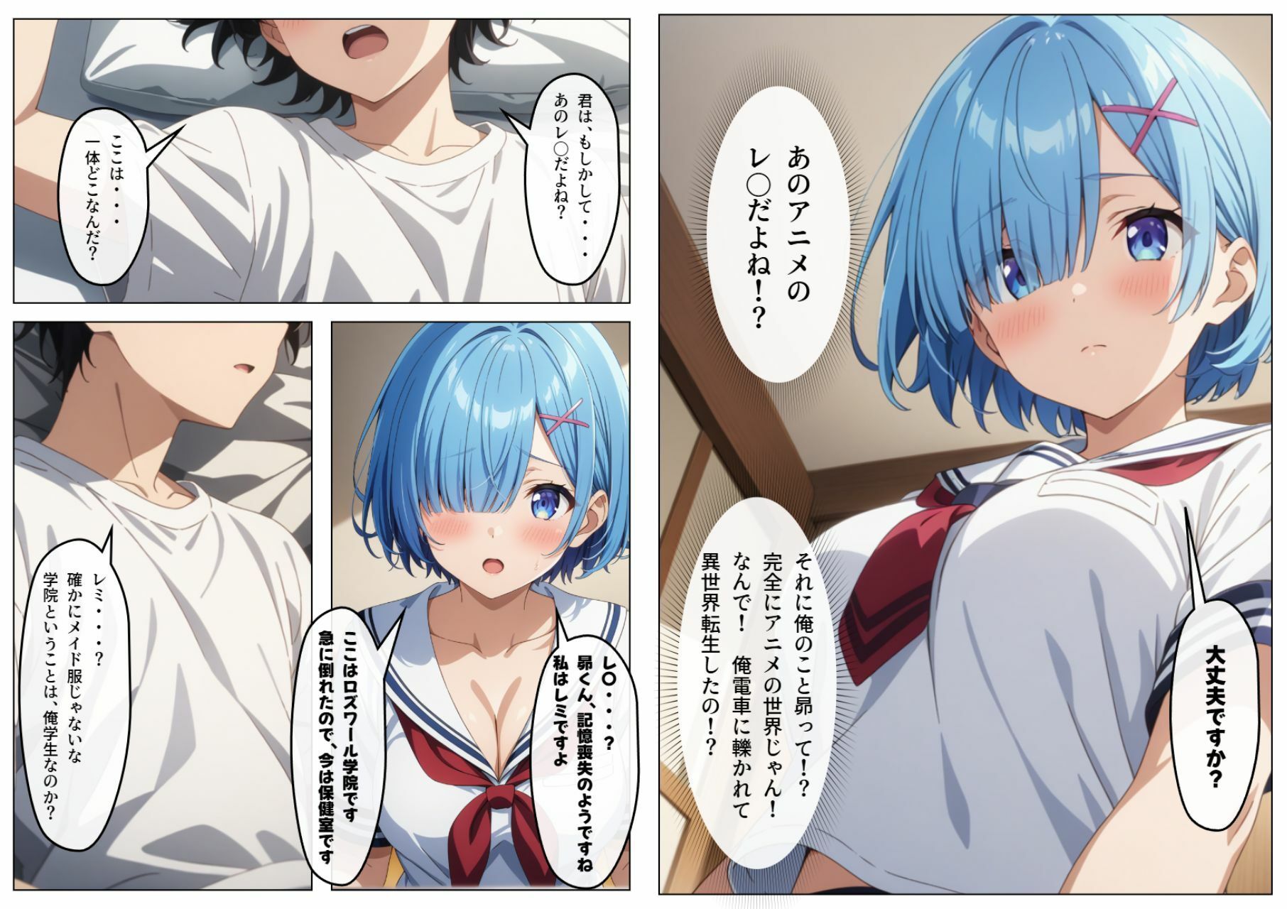 サンプル画像2:ゼロから始まる異性界生活〜コンプリートver〜(憧れ委員会) [d_584621]