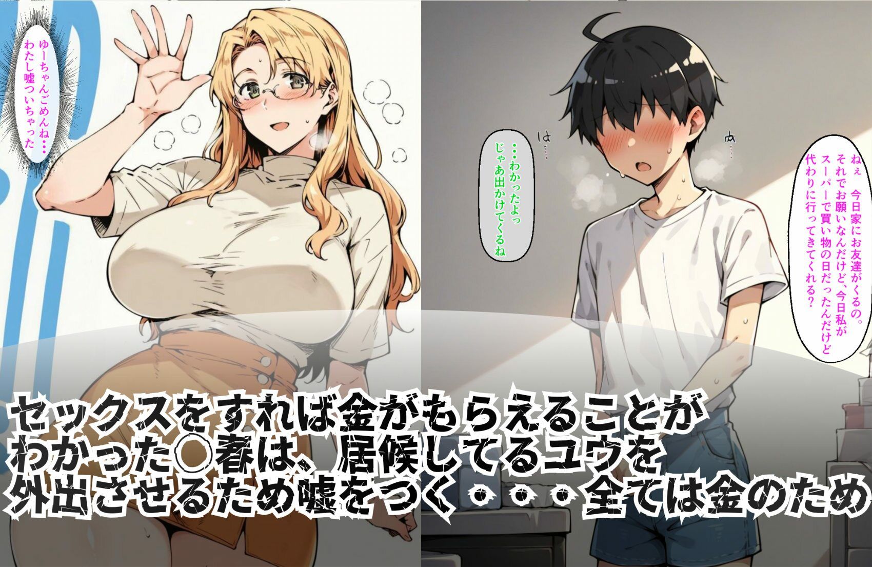 サンプル画像4:橘〇春ノ金稼ぎ事情(rainpall) [d_584749]