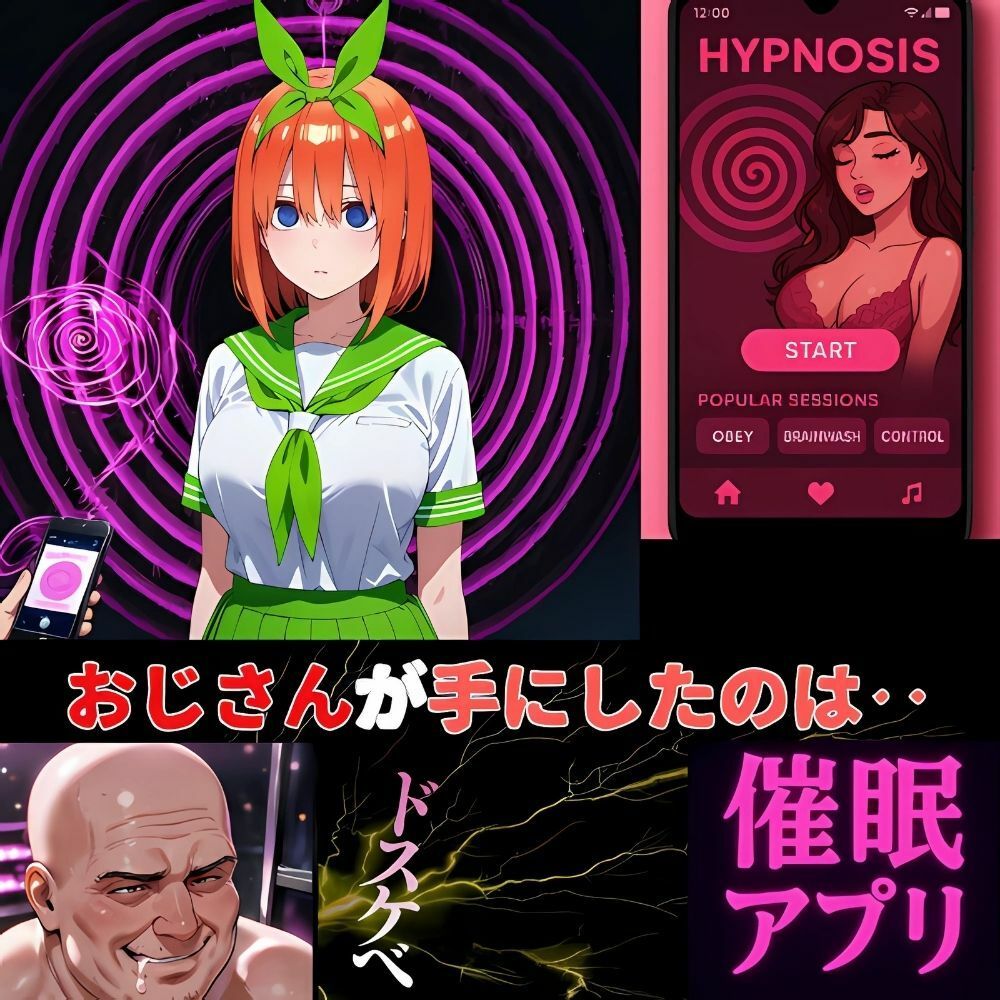 サンプル画像1:催●アプリ‥甘く誘う墜落のスイッチ‥中野四葉(夢追い虫) [d_586227]