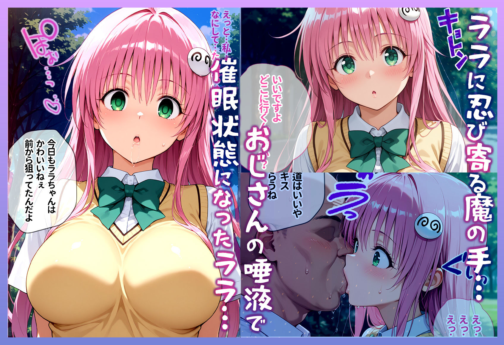 キスで催●!?変態おじさんに好き勝手やられてララ完堕ち 〜前編〜 画像1