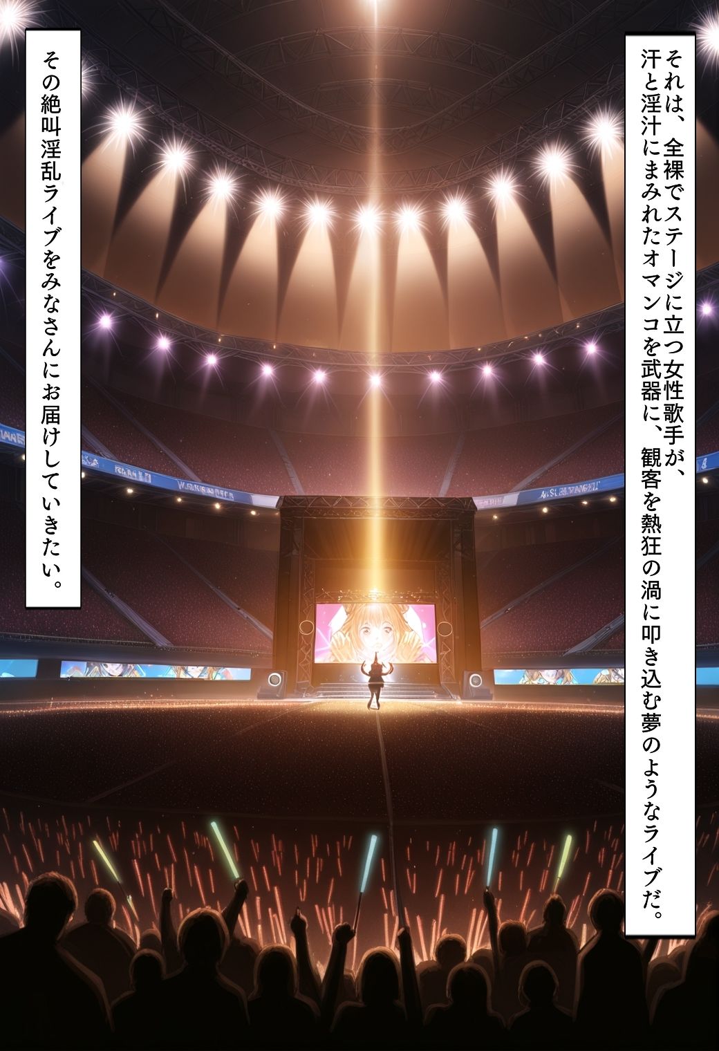 サンプル画像2:オマンコロック〜全裸歌姫の絶叫淫乱ライブ〜(Tacosuke-Anime) [d_587054]