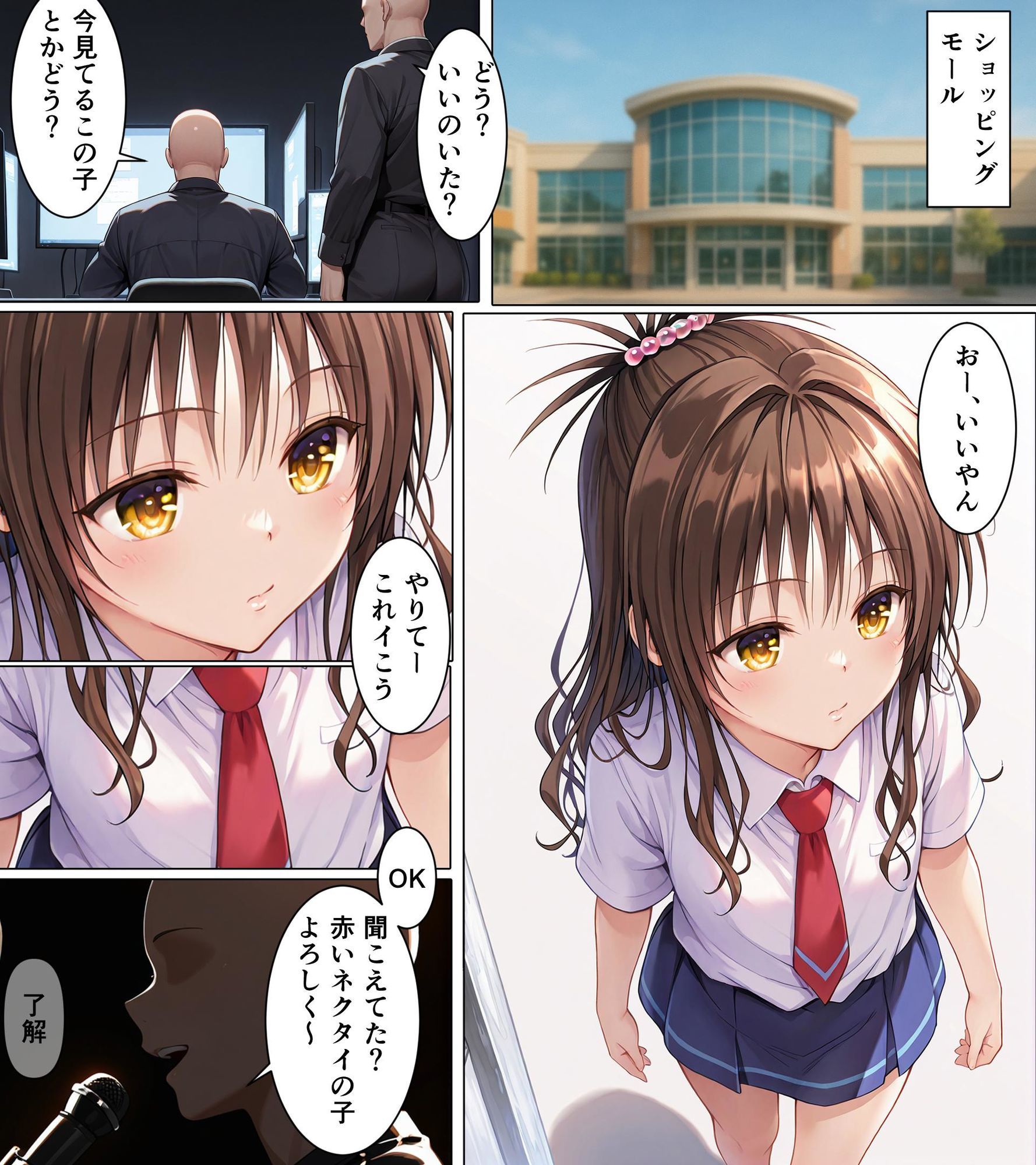 サンプル画像1:みかん食う(たんさん) [d_587075]