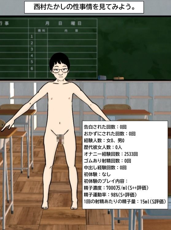 サンプル画像3:メカクレ地味子が、キモオタとの強●中出し交尾で妊娠するまでの記録。(三鷹サイクリング) [d_587236]