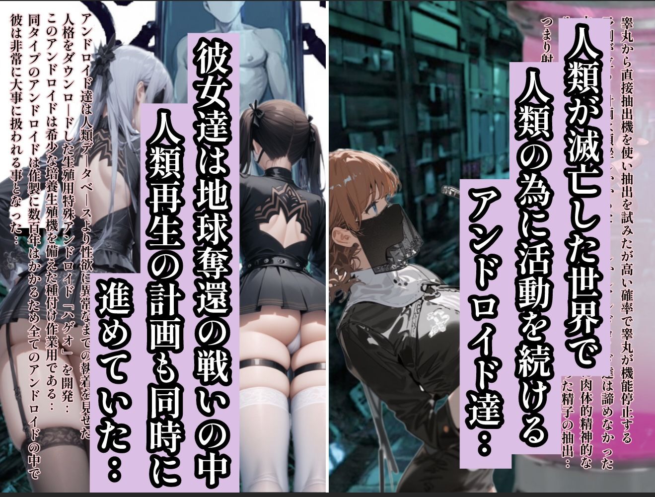 サンプル画像1:もしもヨルハ計画の目的が人類再生だったら…Part1(ぴんぴん丸) [d_587414]