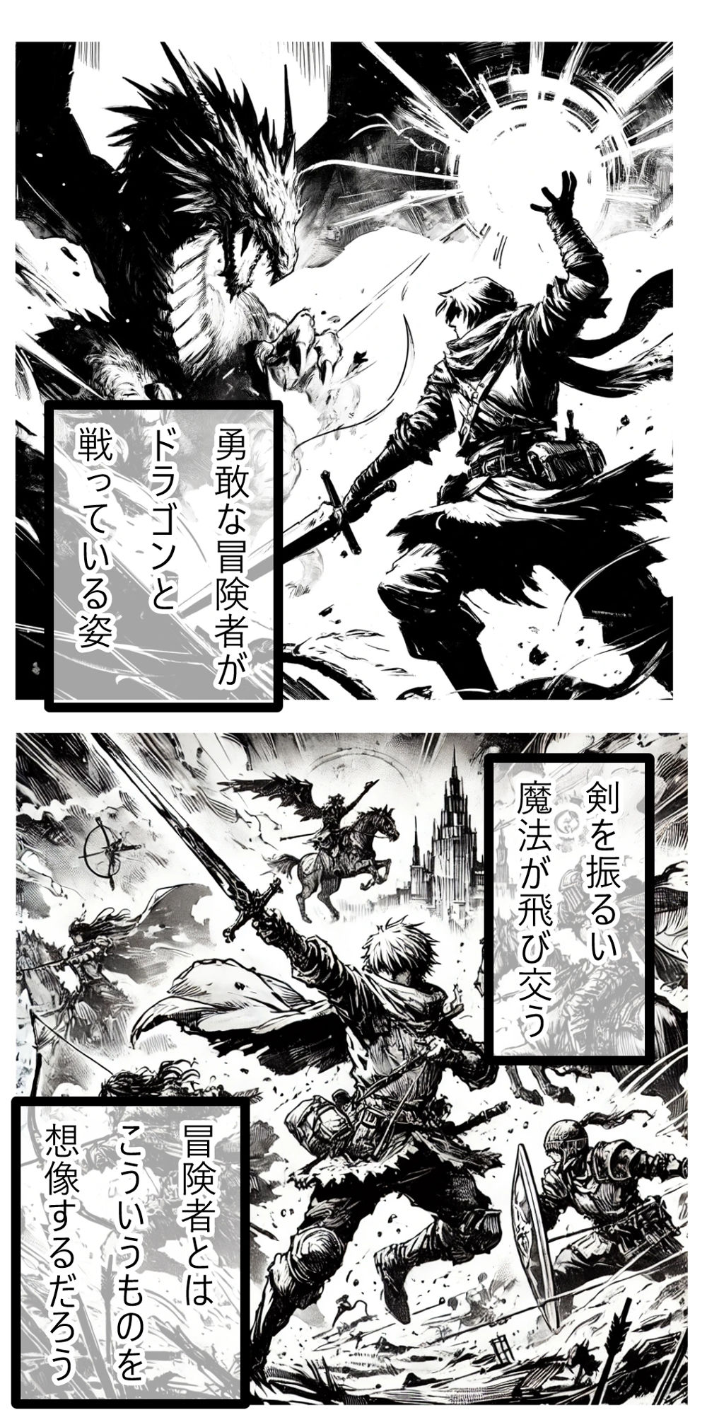 サンプル画像1:荷物持ち冒険者の装備(dia202503) [d_587467]