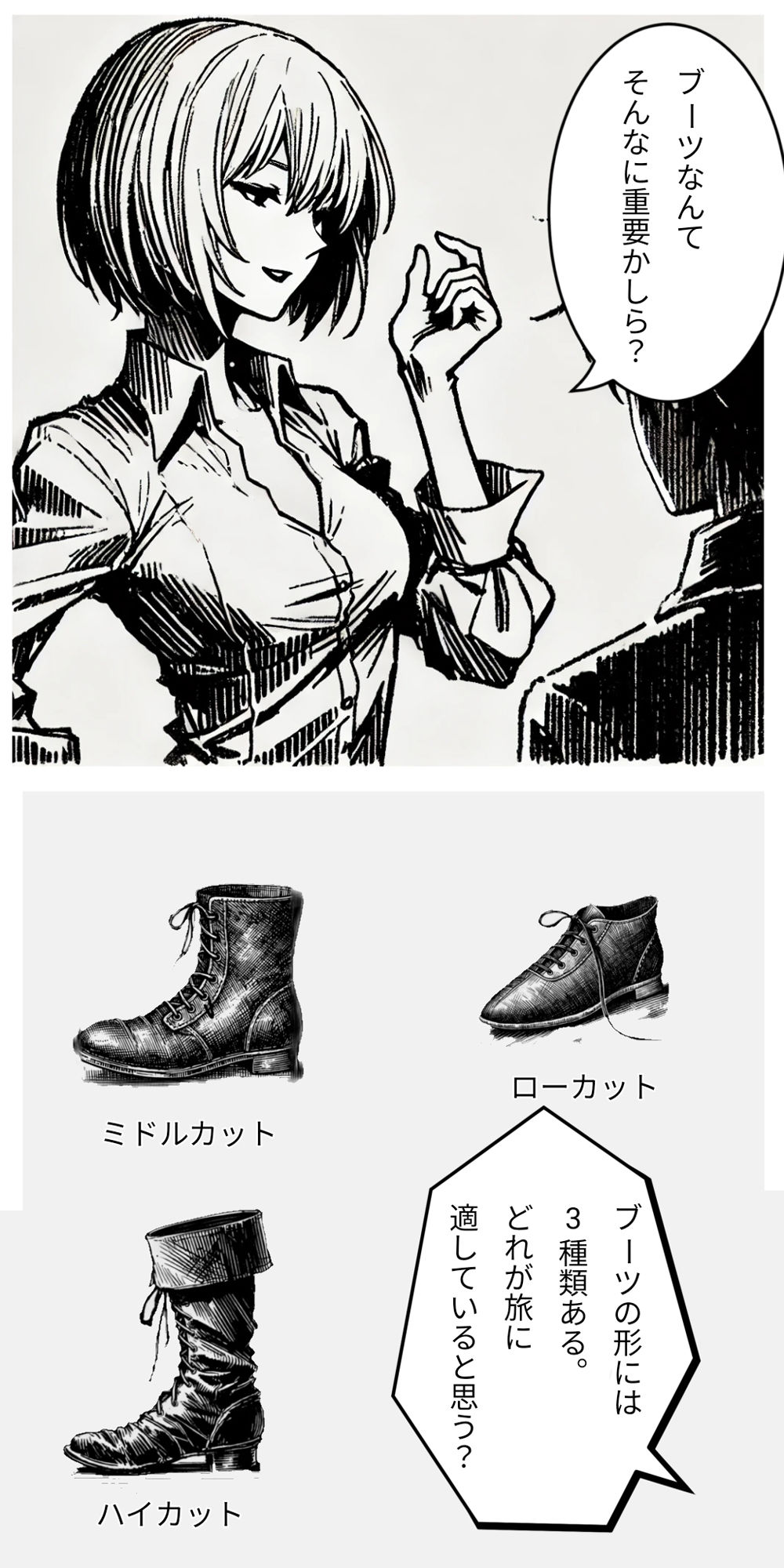 サンプル画像6:荷物持ち冒険者の装備(dia202503) [d_587467]